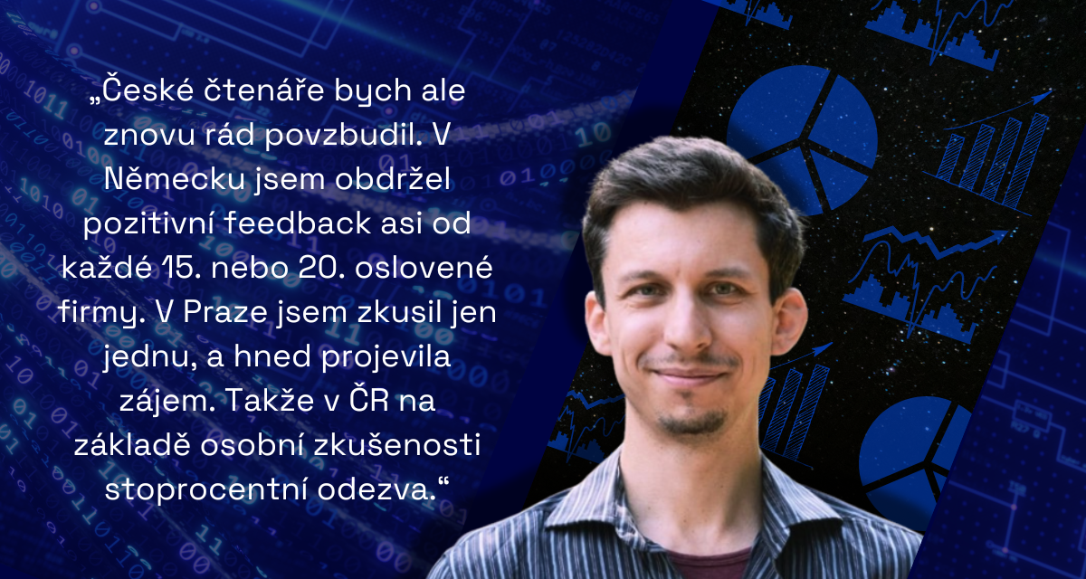 Radek – úspěšný absolvent Datové analytiky