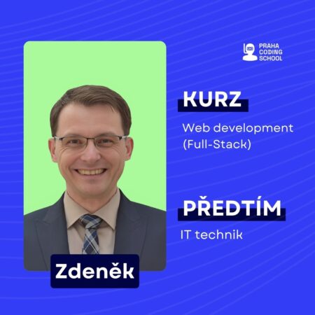 Zdeněk Bezdíček – úspěšný absolvent kurzu Web development